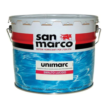 UNIMARC SMALTO LUCIDO – Protector acrilic inodor diluabil în apă lucios pentru exterior şi interior