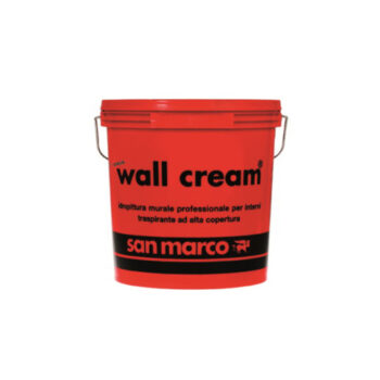 WALL CREAM – Vopsea transpirantă diluabilă în apă, murală profesională, permeabilă pentru interioare, cu putere mare de acoperire